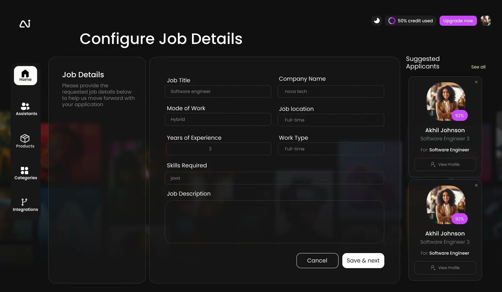 Focused Dashboard Overview